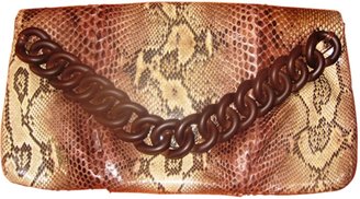 Michael Kors Main Line! Python Leather Clutch Bag
