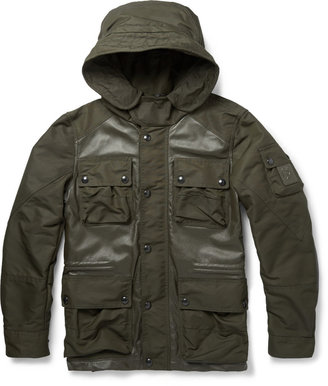 Belstaff Abbotsford Leather-Panelled Jacket