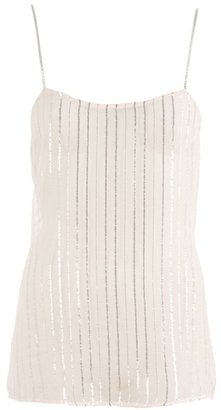 Stella McCartney Camisole top with silver stripes