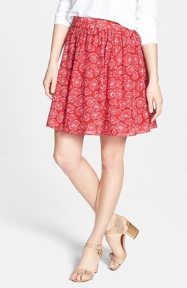 Marc by Marc Jacobs 'Cassidy' Print Cotton & Silk Skirt