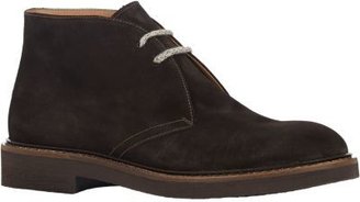 Doucal's Suede Chukka Boots-Brown
