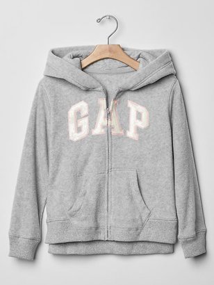 Gap Arch logo fleece zip hoodie