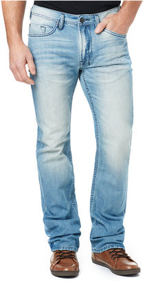 Buffalo David Bitton Driven Light-And-Crinkled-Wash Jeans