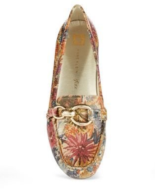 Anne Klein Myles Floral Loafers