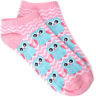 Forever 21 owl pattern ankle socks