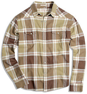 Lucky Brand California Fit Sunset Plaid Western