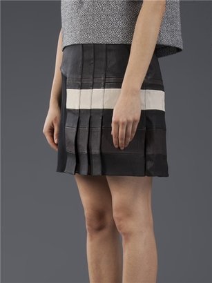 3.1 Phillip Lim Striped Pleat Skirt