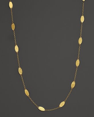 Gurhan 24K Gold Geometric Willow Multi Station Leaf Necklace, 16"
