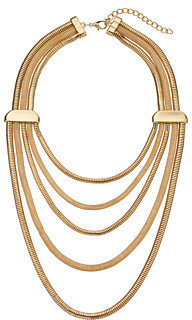 Leslie Danzis Multi Strand Slinky Chain Necklace