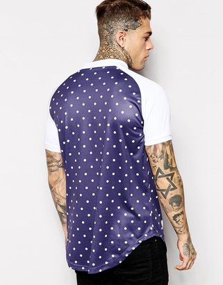 SikSilk Jersey With Polka Dots