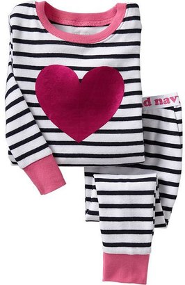 Old Navy Striped Heart PJ Sets for Baby