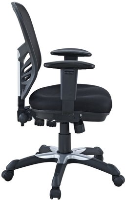 Modway Articulate Black Mesh Office Chair with Dual-caster Wheels