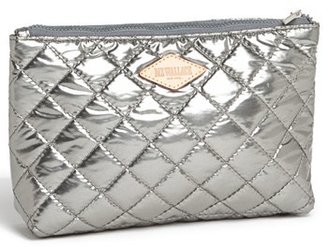 M Z Wallace 18010 MZ Wallace Quilted Metallic Cosmetics Pouch