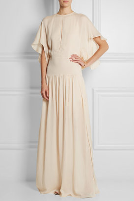 Chloé Silk-georgette gown