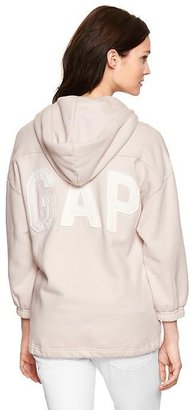Gap Arch logo three-quarter sleeve hoodie