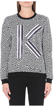 Kenzo Broken Floor K cotton-jersey sweatshirt