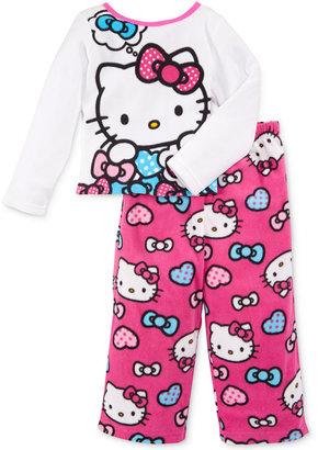 Hello Kitty Toddler Girls' 2-Piece Fleece Pajamas