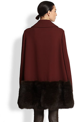 The Row Hastin Fox Fur-Trim Jacket
