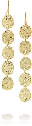 Jennifer Meyer Hammered 18-karat gold earrings