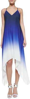 Milly Ombre High-Low Sleeveless Dress