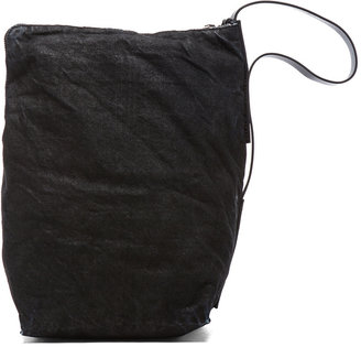 Rick Owens Single Strap Backpack in Black