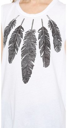 291 Feather Necklace Top