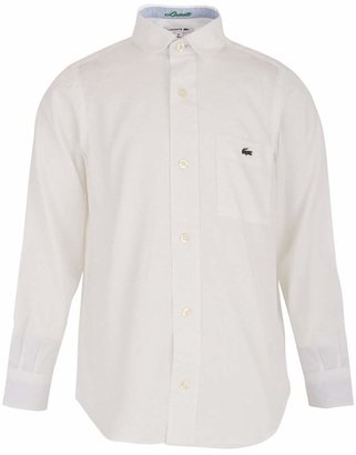 Lacoste Classic White Poplin Shirt