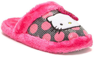 Hello Kitty Sequin Faux Fur Slide Slipper