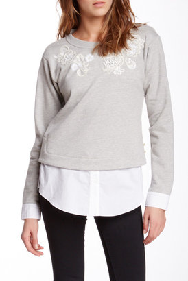 Marchesa Embroidered Sweatshirt
