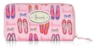 Harrods Shoes and Bows Long Purse