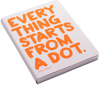 "Everything Starts" Leather Notebook