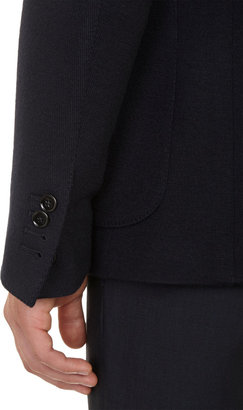 Dolce & Gabbana Compact Knit Two-Button Deconstructed Sportcoat