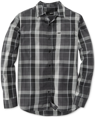 Hurley Luke Long-Sleeve Plaid Shirt
