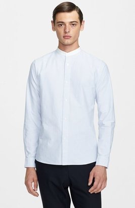 A.P.C. Extra Trim Fit Band Collar Oxford Woven Shirt