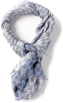 Gucci logo scarf