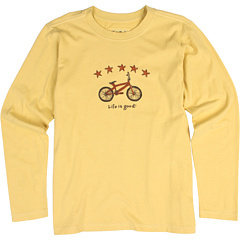 Life is Good Boys' Astro Bike L/S CreamyTM Tee (Toddler/Little Kids/Big Kids)