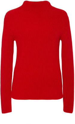 J.W.Anderson Ribbed Wool Sweater in Red