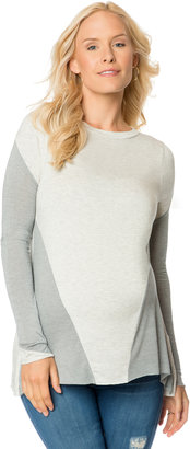 A Pea in the Pod Colorblock Maternity T Shirt