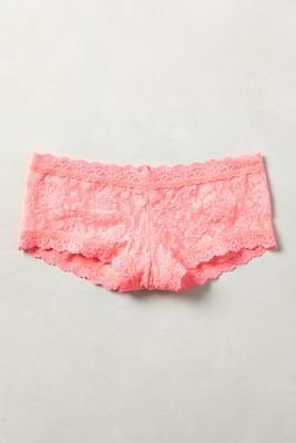 Hanky Panky Lace Boyshorts Pink L Shorts