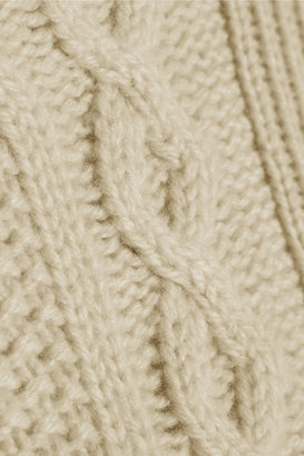 Mulberry Aran merino wool and cashmere-blend sweater