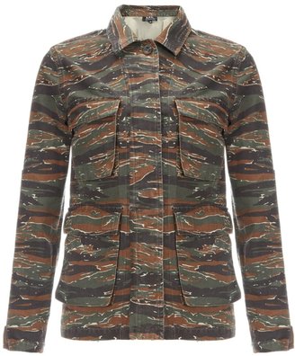 A.P.C. Camouflage Military Jacket