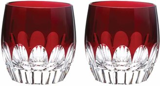 Waterford Mixology talon red glasses, box of 2