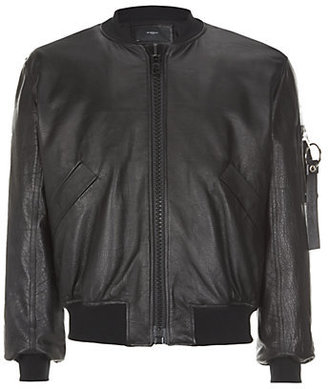 Givenchy Leather Bomber Jacket
