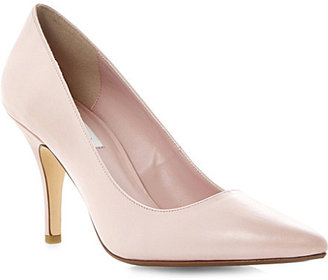 Dune Appoint leather pointed-toe court shoes