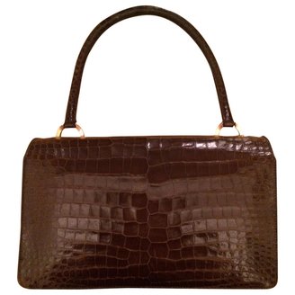 Hermes Brown Exotic leathers Handbag