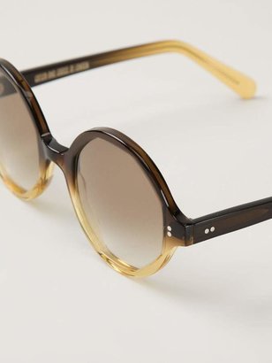 Cutler & Gross bi-colour circle sunglasses