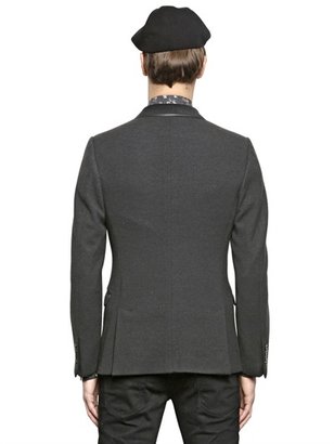 Dolce & Gabbana Double Wool Jersey Jacket