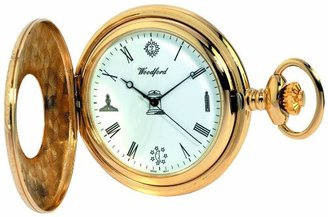 Woodford Quartz Half-Hunter Pocket Watch, 1213, Men's -Plated Masonic Dial (Suitable for Engraving)