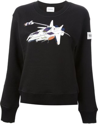 Iceberg spaceship print sweatshirt