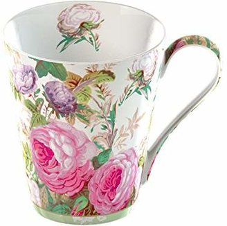 Brompton Creative Tops 1-Piece Fine Bone China V&A Rose Mug in a Gift Box, Pink